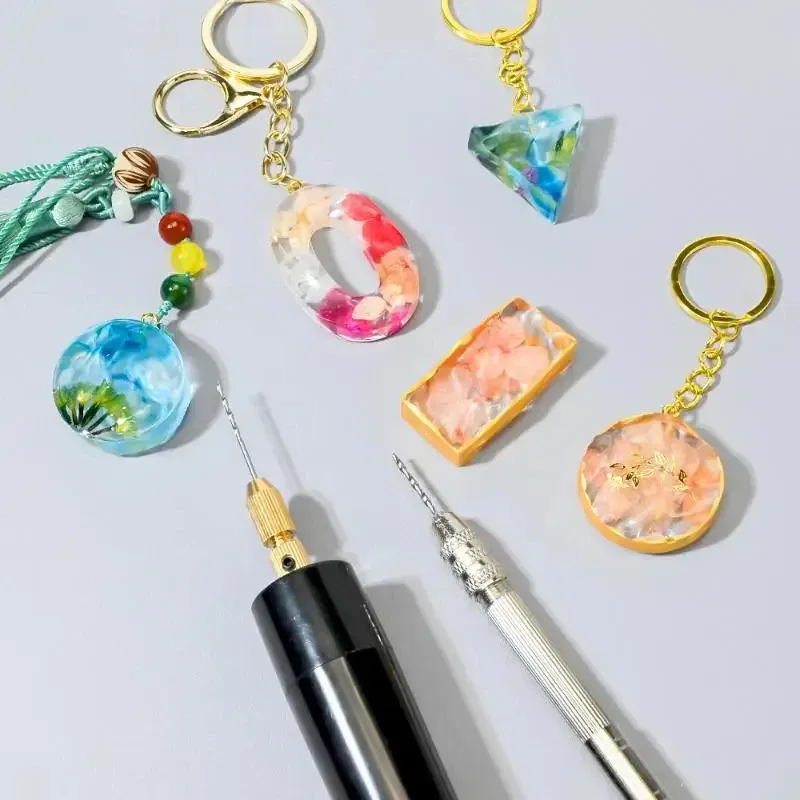 Mini perceuse électrique portable rechargeable par USB pour la fabrication de bijoux en résine époxy, le travail du bois et la gravure 2