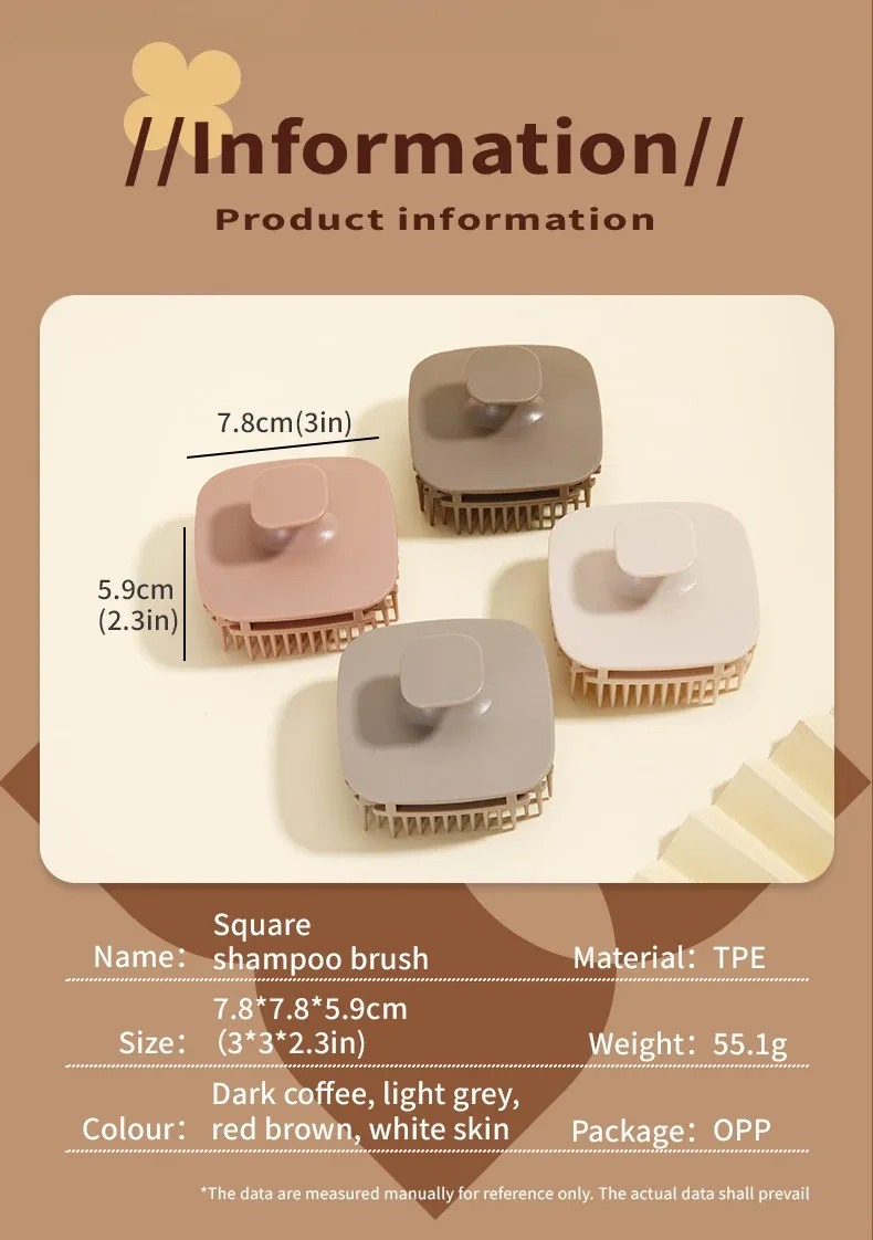 Détail des picots en silicone de la brosse de massage