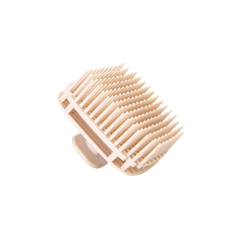 Brosse à shampoing en silicone, peigne de massage du cuir chevelu, peigne de lavage des cheveux, brosse de douche pour massage corporel, outil de salon de coiffure, lot de 1 7