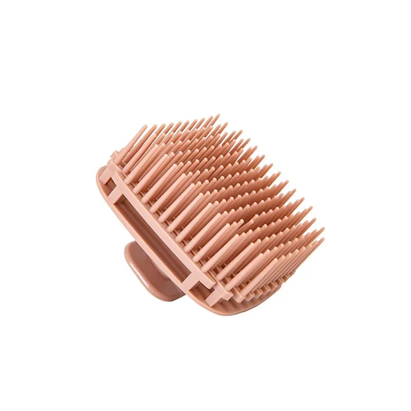 Brosse à shampoing en silicone, peigne de massage du cuir chevelu, peigne de lavage des cheveux, brosse de douche pour massage corporel, outil de salon de coiffure, lot de 1 8