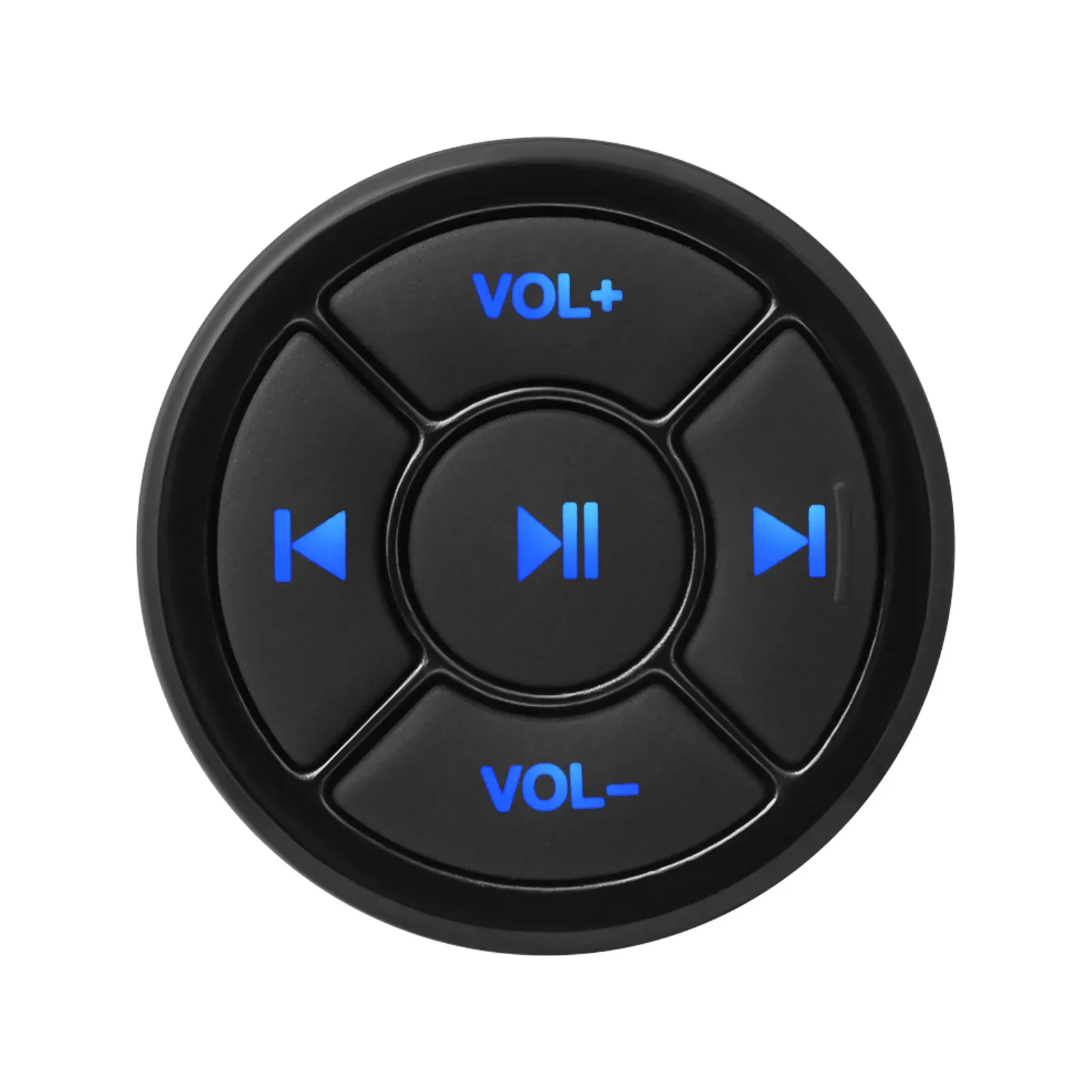 Volant de voiture sans fil Bluetooth avec télécommande universelle compatible Android et iOS, commandes multimédia et contrôle du volume