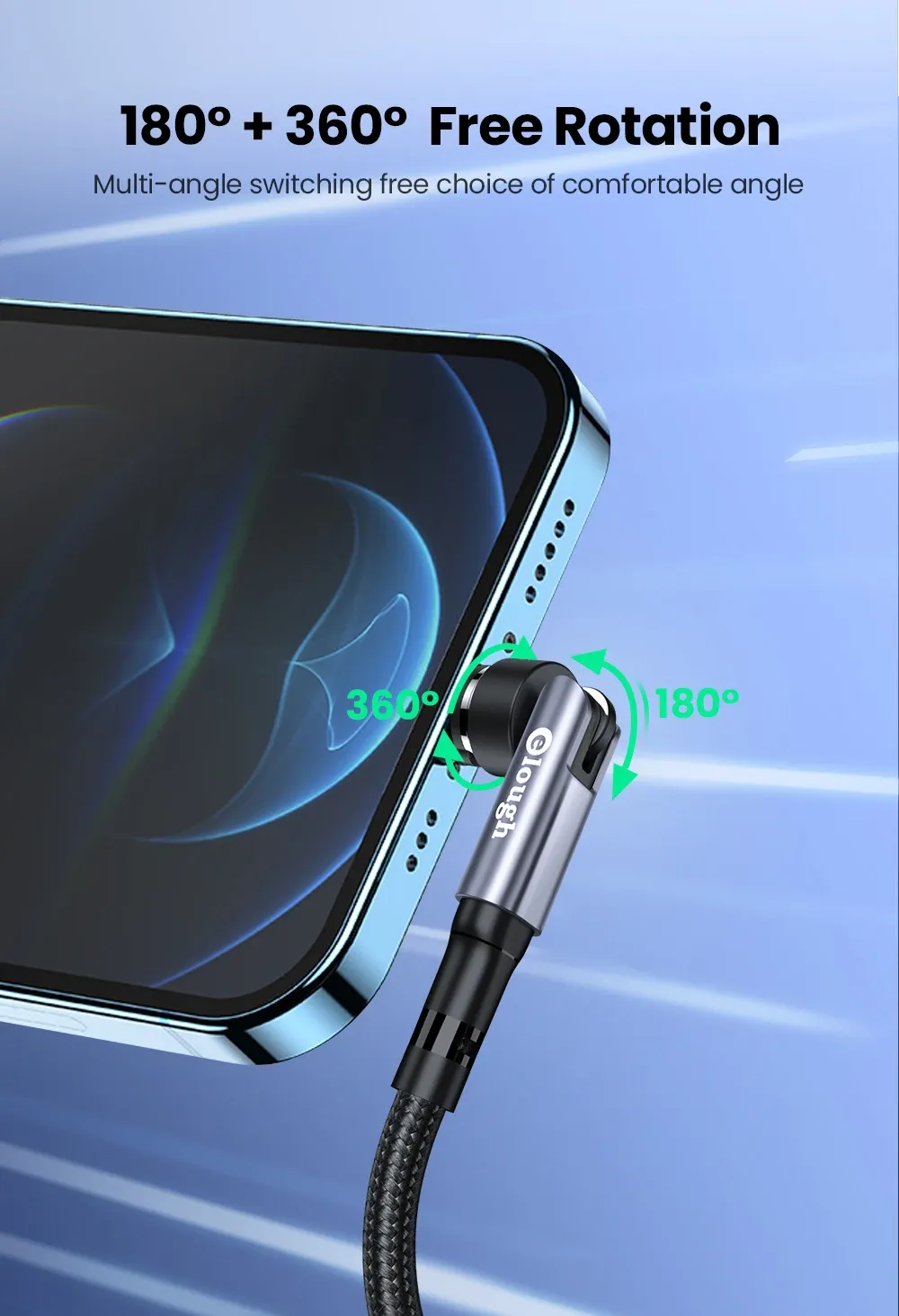 Embouts magnétiques Lightning, USB-C et Micro USB