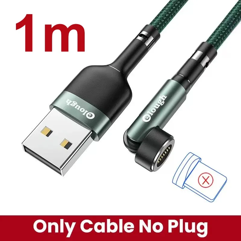 Câble magnétique Elough 540 charge rapide 3 A, Micro USB et USB-C 9