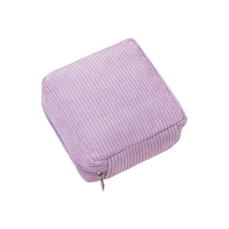 Pochette de rangement pour serviettes hygiéniques, trousse de voyage portable pour maquillage et rouge à lèvres, mini pochette multifonction pour écouteurs 8