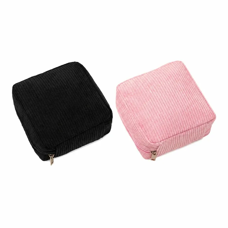 Pochette de rangement pour serviettes hygiéniques, trousse de voyage portable pour maquillage et rouge à lèvres, mini pochette multifonction pour écouteurs 10