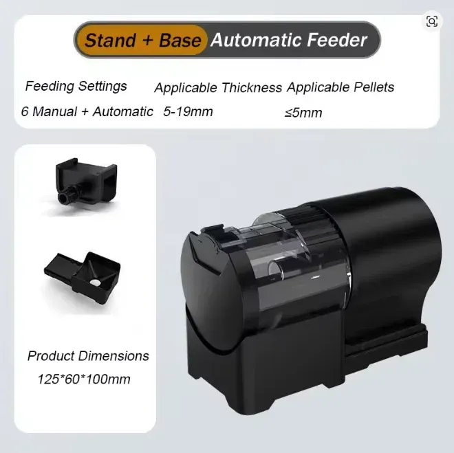 Mangeoire automatique pour poissons 100 ml avec minuterie programmable à piles pour aquarium 8