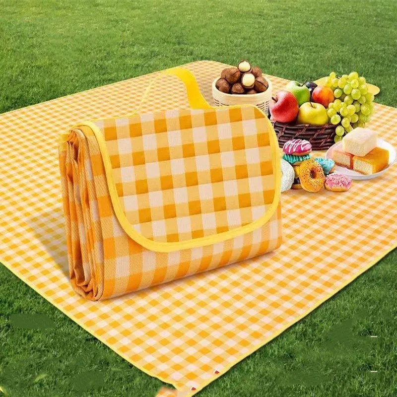 Détail du tapis de pique-nique imperméable