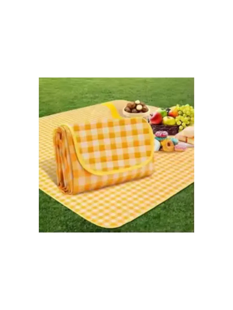 Tapis de pique-nique imperméable en non-tissé, tapis de plage portable pour le camping et les voyages 7