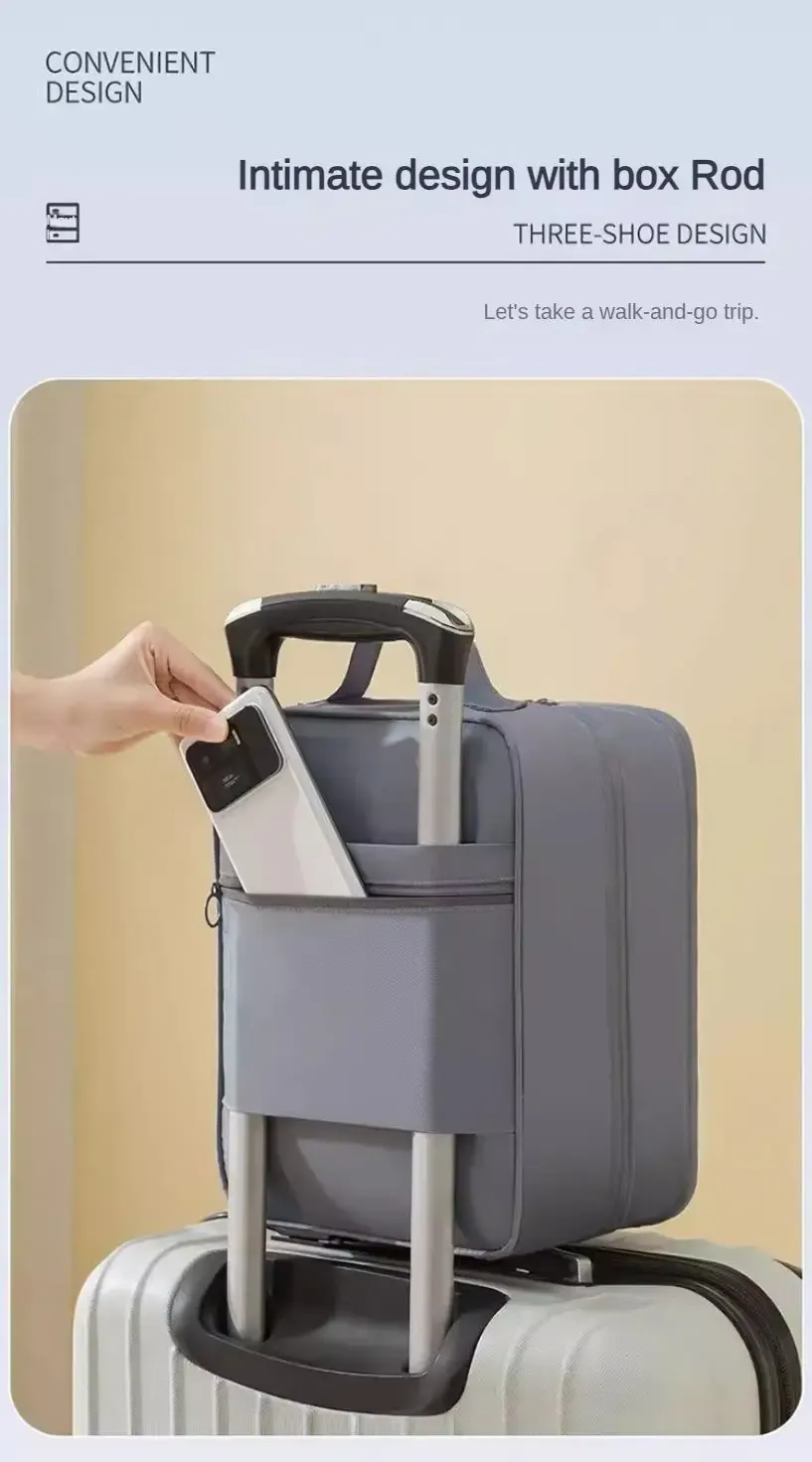 Sac à chaussures de voyage, vue de dessus
