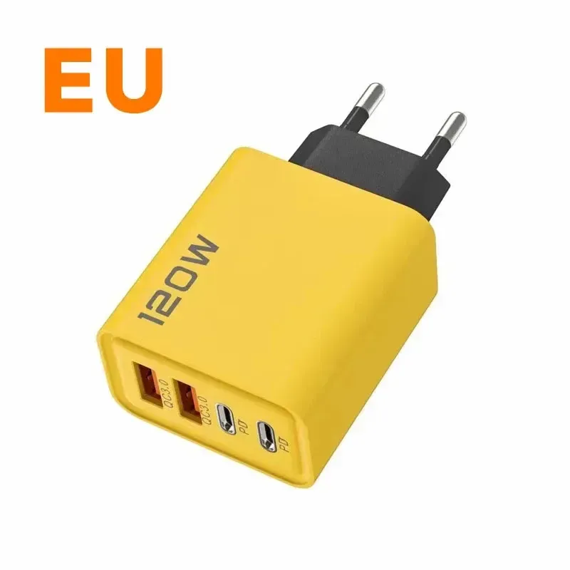 Chargeur USB-C 120 W à 4 ports Xiaomi, charge rapide PD, compatible Samsung, iPhone et Huawei 13