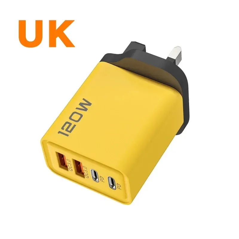 Chargeur USB-C 120 W à 4 ports Xiaomi, charge rapide PD, compatible Samsung, iPhone et Huawei 11