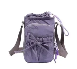 Sac bandoulière léger pour femme à design à nœuds, avec compartiment pour téléphone portable 13