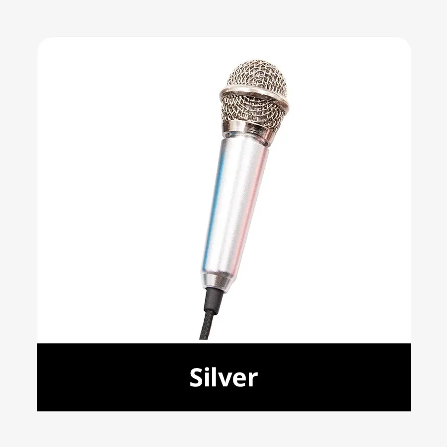 Microphone de studio stéréo portable jack 3,5 mm, mini microphone karaoké KTV pour smartphone, ordinateur portable et PC de bureau 10