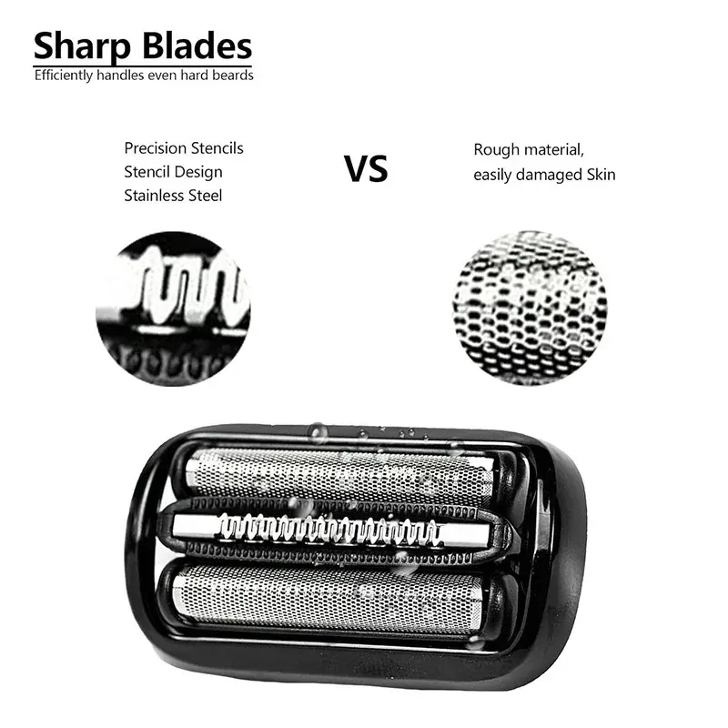 Tête de remplacement 53B 73S pour rasoir Braun