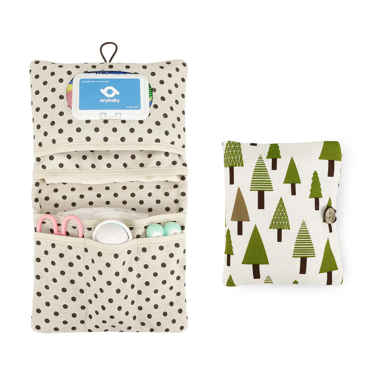 Sac à couches motif forêt