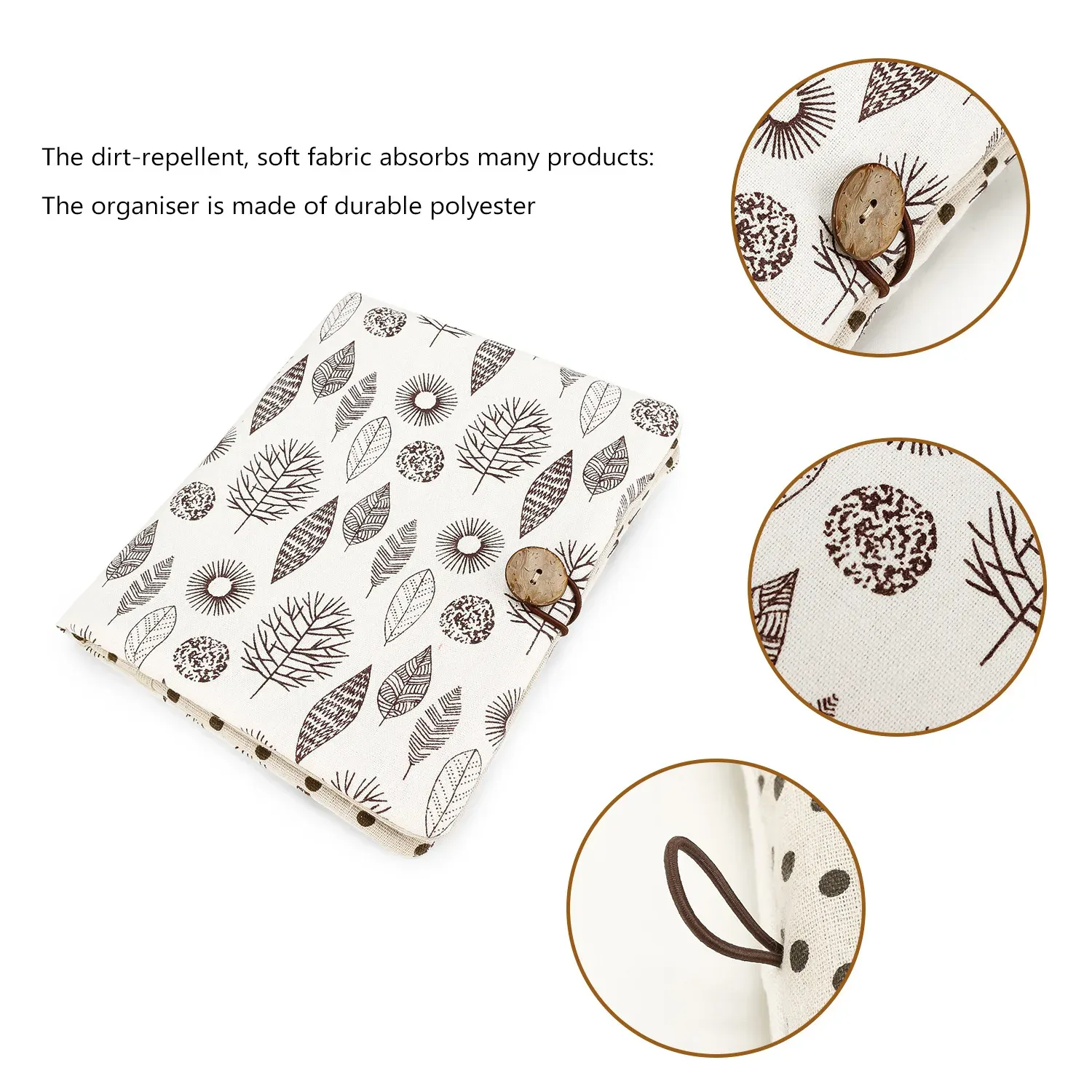 Détail motif feuilles