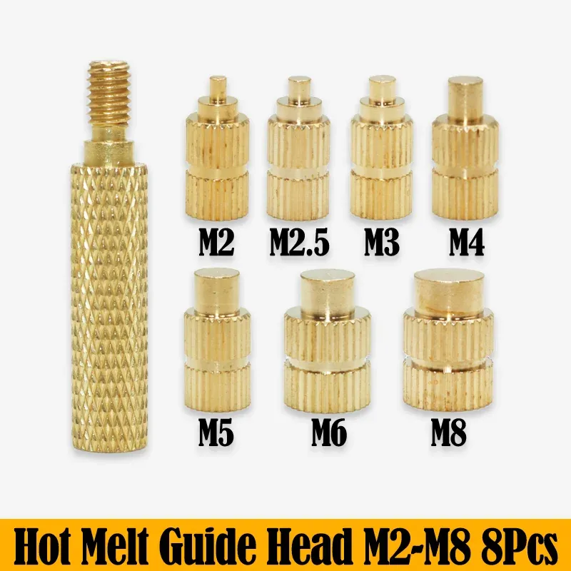 Ensemble d'inserts filetés à chaleur avec outil de pose et panne de fer à souder électrique, filetage laiton M2, M3, M4, M5, M6, M8, kit intégré pour impression 3D 17