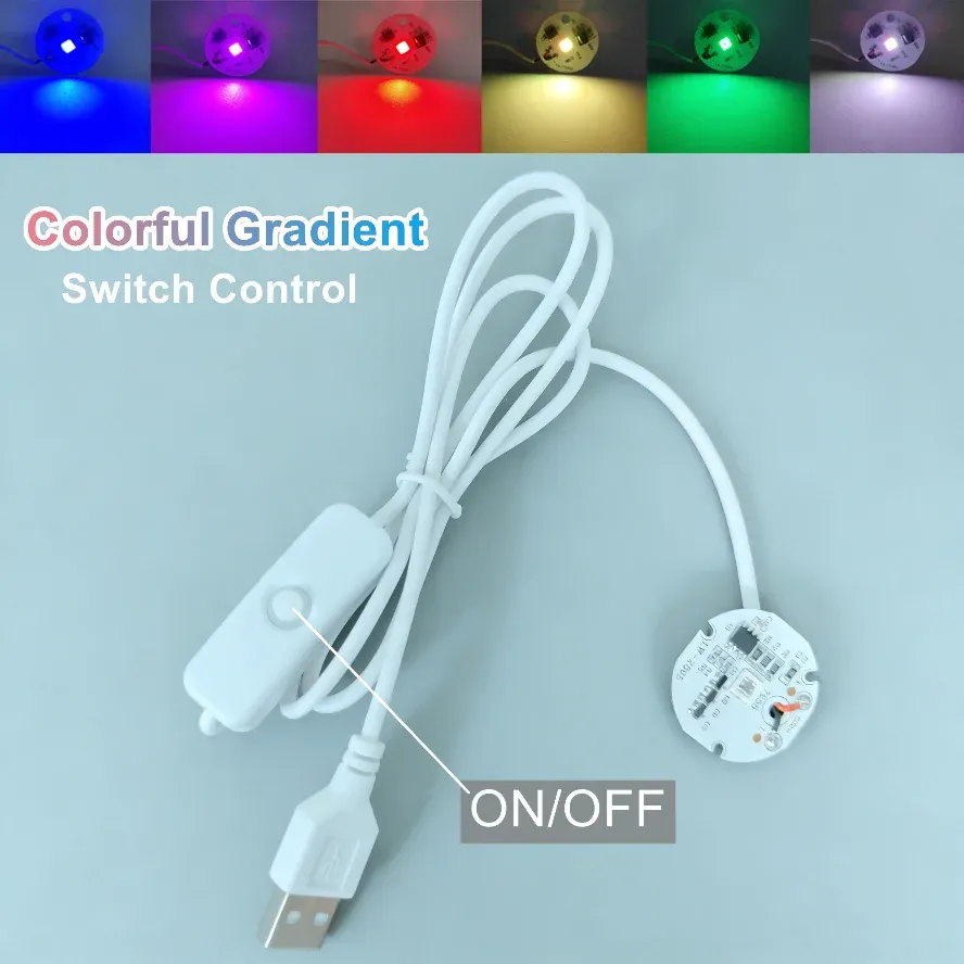 Panneau LED RGB USB 5V avec télécommande, gradation de couleurs et haute luminosité, lot de 4, 2 ou 1 pièces pour affichage de modèles DIY 14