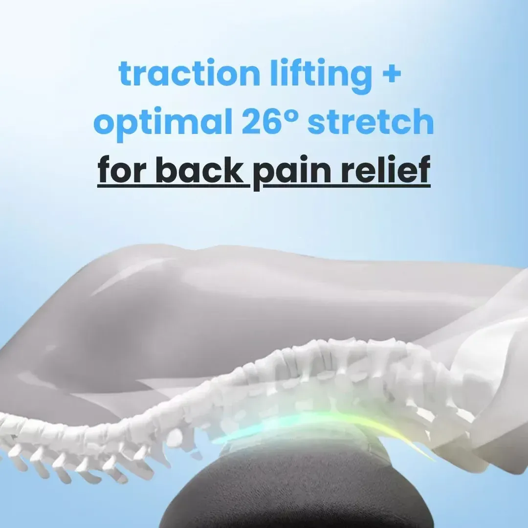 Coussin de massage lombaire utilisé au lit