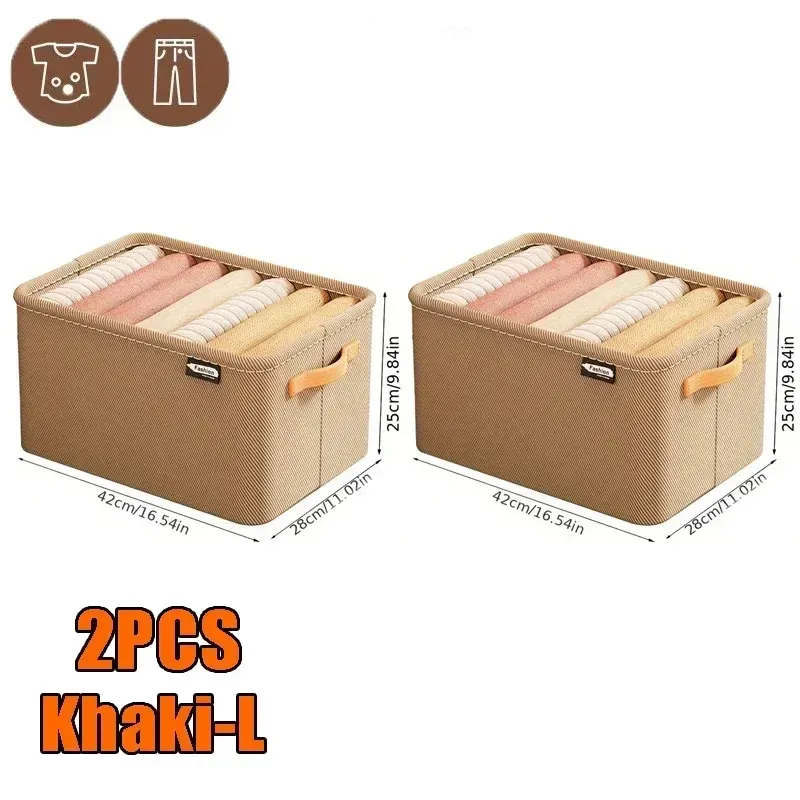 Boîte de rangement pour garde-robe, organiseur de tiroirs pour sous-vêtements, chaussettes, soutiens-gorge et pantalons, idéal pour placard et chambre à coucher 20
