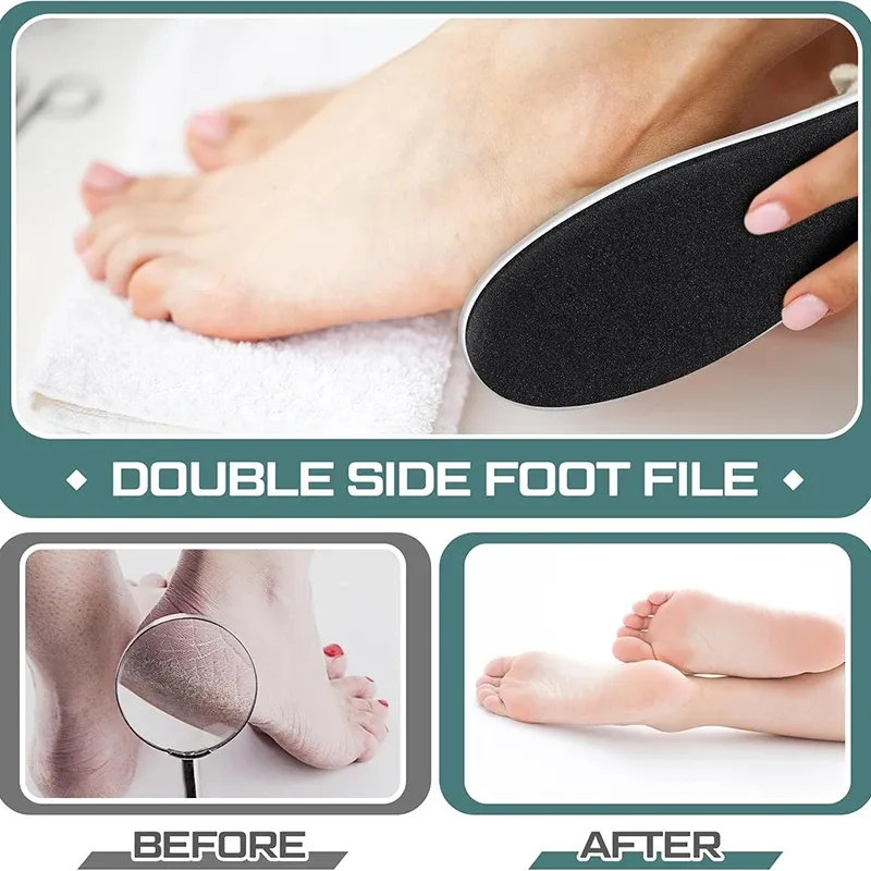 Détail de la râpe à pieds double face