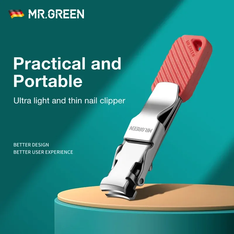 Coupe-ongles MR.GREEN compact et pliable avec porte-clés, coupe-ongles portable - Image 1