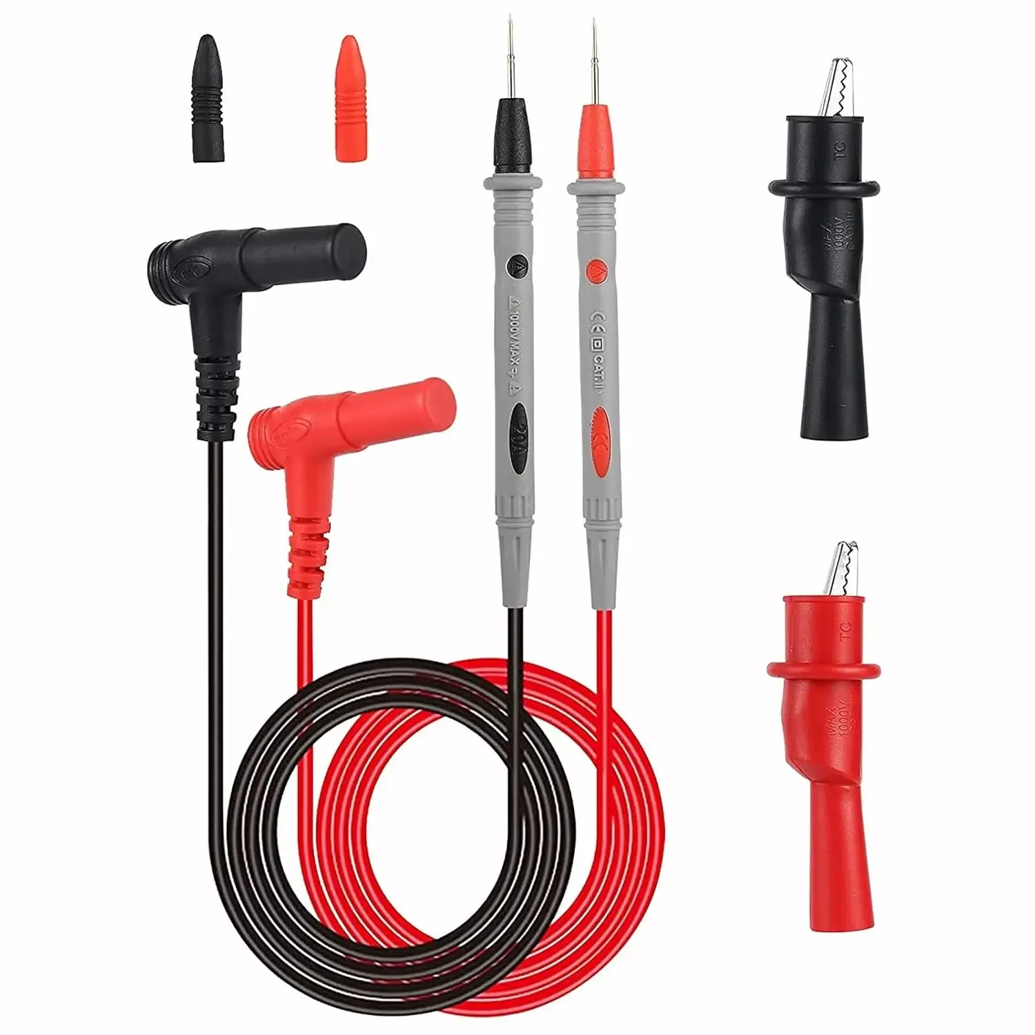 Kit de cordons de test multimètre en situation d'utilisation