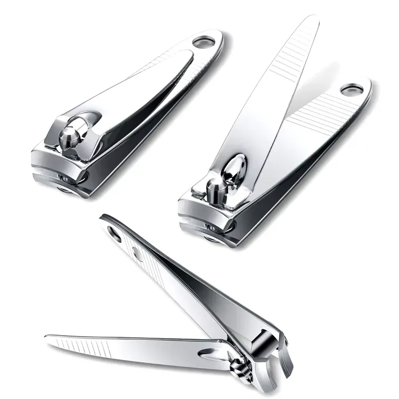 Coupe-ongles en acier inoxydable, détail de la lame