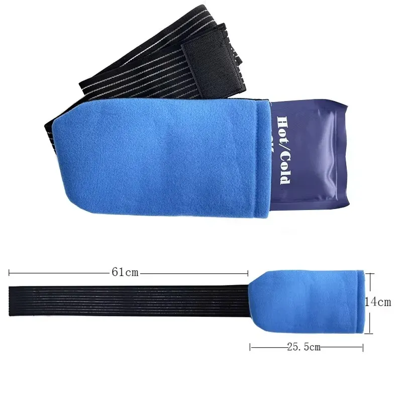 Compresse de gel réutilisable, compresse froide souple, enveloppe réfrigérante, compresse chaude et froide réglable pour le coude, le pied, le genou, le poignet, la jambe, le cou, soins de santé 2