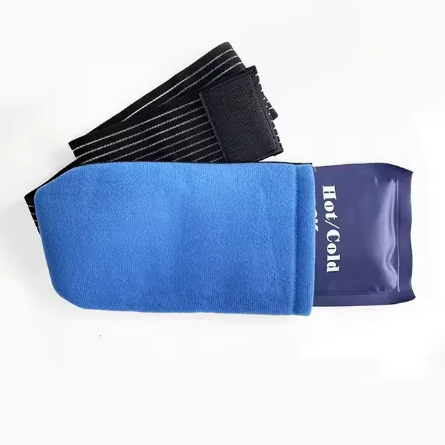 Compresse de gel réutilisable, compresse froide souple, enveloppe réfrigérante, compresse chaude et froide réglable pour le coude, le pied, le genou, le poignet, la jambe, le cou, soins de santé 7