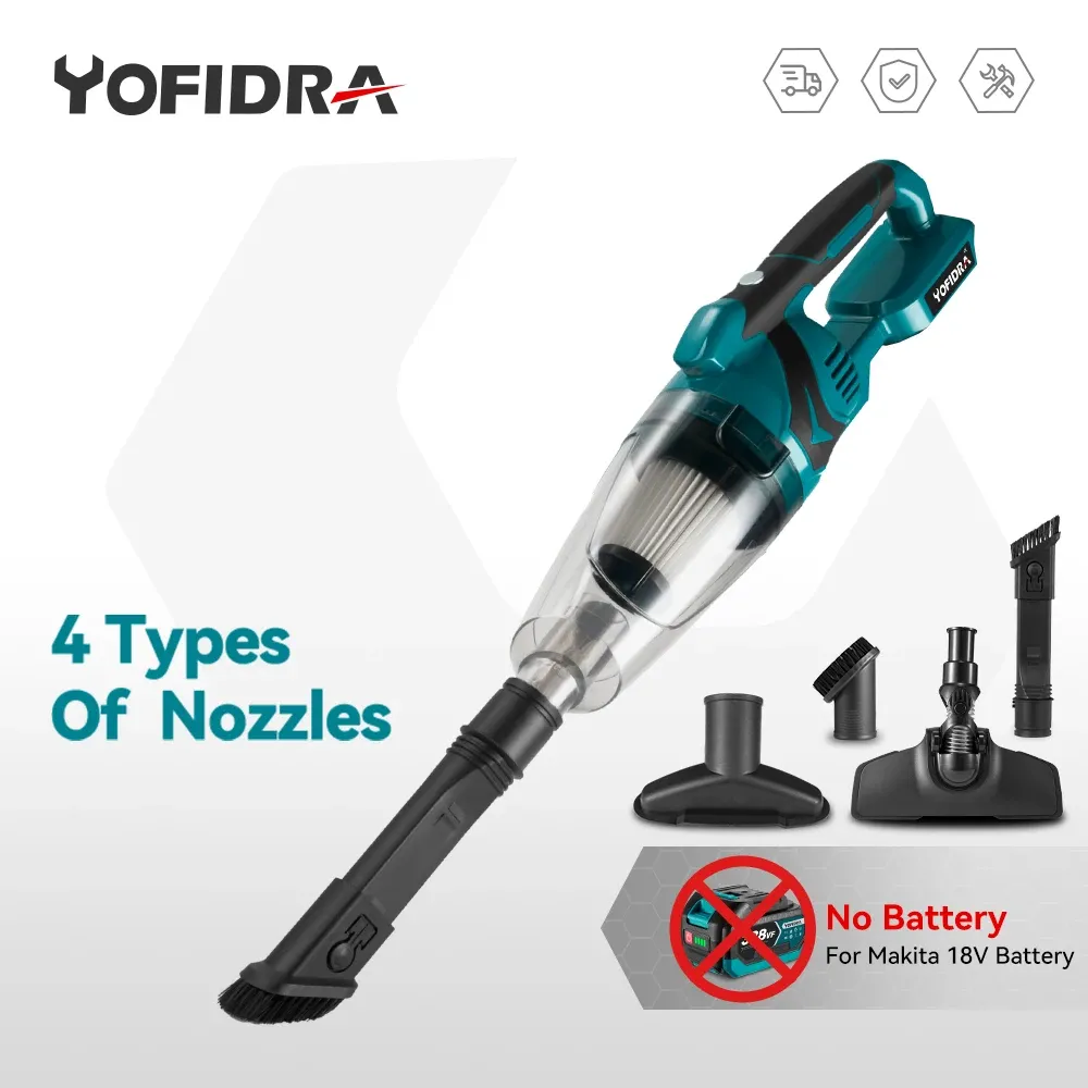 Makita – Aspirateur électrique sans fil à main, double usage, portable et haute puissance, pour le nettoyage des bornes de batterie - Image 1