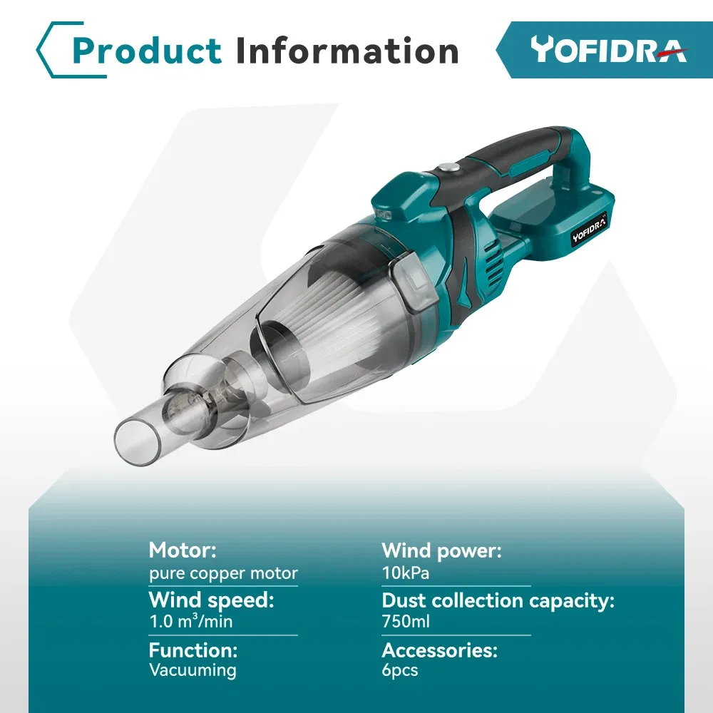 Aspirateur Makita en situation d'utilisation