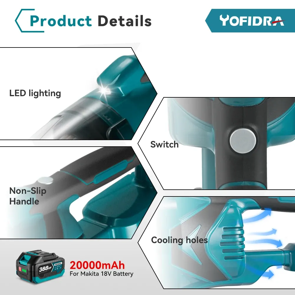 Aspirateur Makita, usage au quotidien