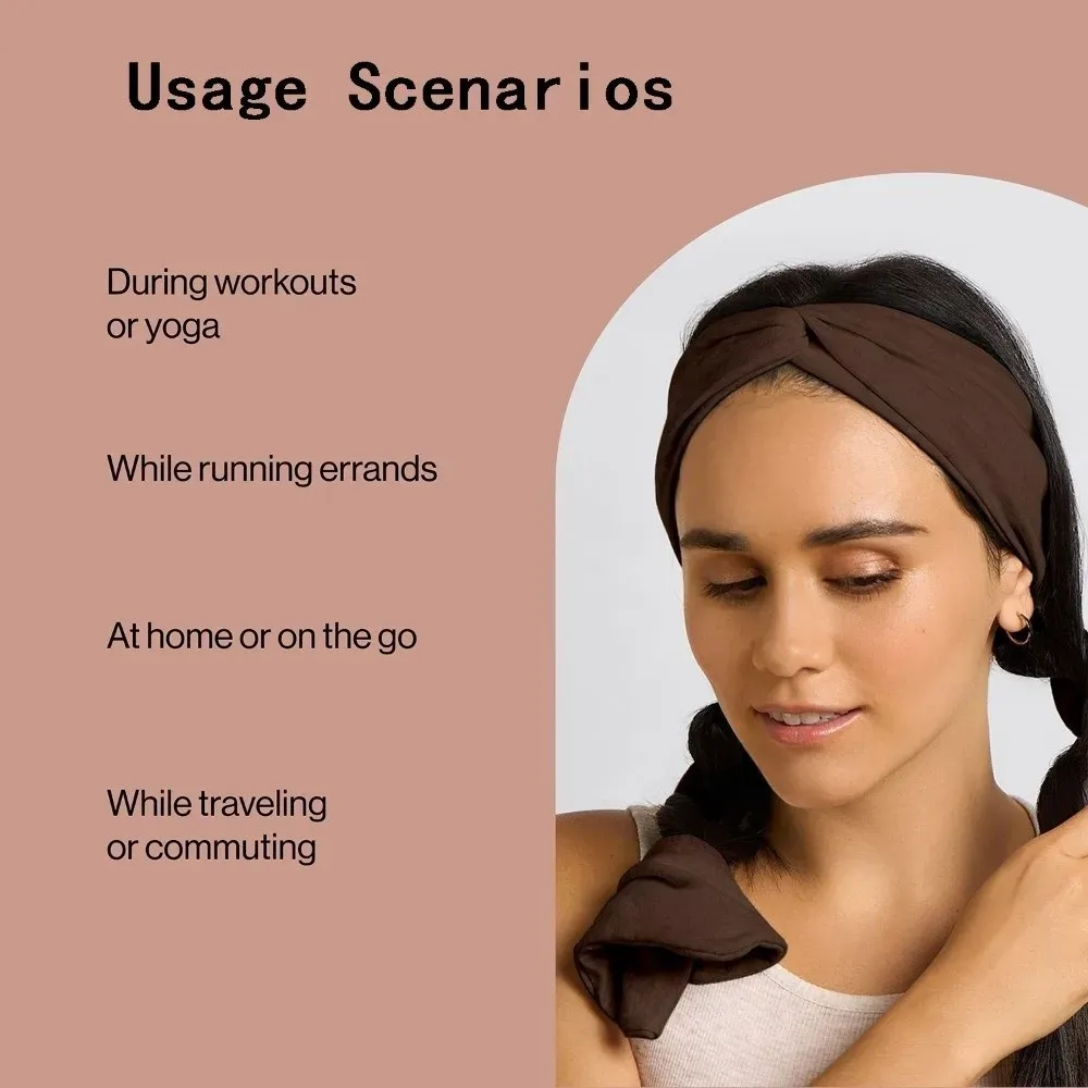 Bandeau boucleur 2-en-1 sans chaleur, avec long ruban, pour boucles de nuit, tige de bouclage douce pour femmes 5