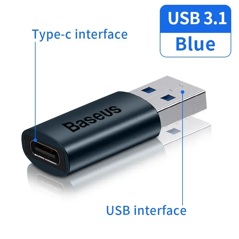 Adaptateur OTG USB Type-C pour transfert de données, convertisseur femelle vers mâle avec charge rapide, compatible ordinateur portable, MacBook et Samsung 8