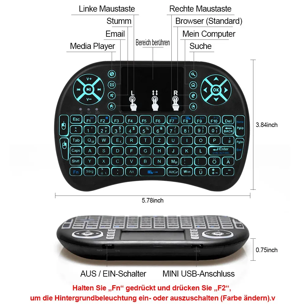 Mini clavier sans fil dans son usage quotidien