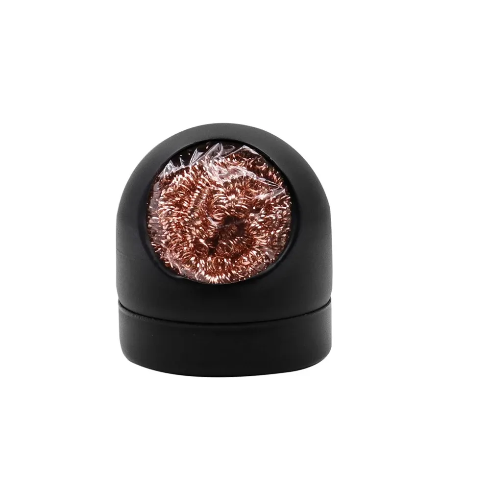 Nettoyeur de panne de fer à souder, boule de nettoyage à dessouder, dissolvant d'étain, filtre à mailles de fer à souder, support de fil métallique, boule en acier 16