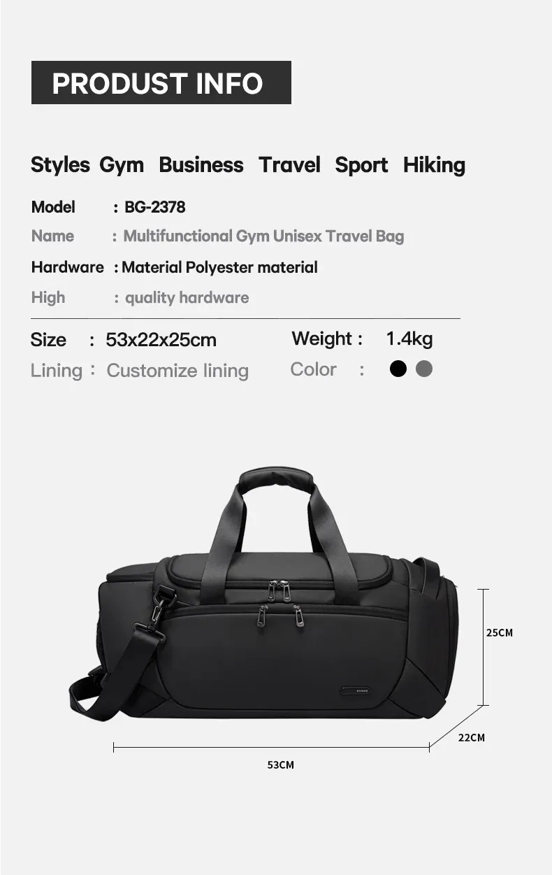 Sac BANGE, détail des fermetures