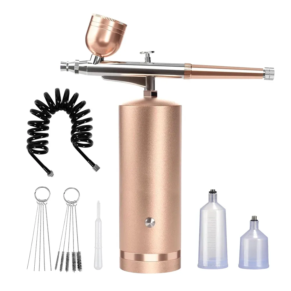Aérographe portable avec mini compresseur pour nail art, peinture et modélisation 8