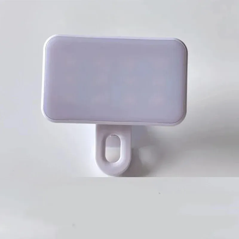Mini lampe de remplissage portable pour selfie, avec 3 modes d'éclairage, luminosité réglable et pince de fixation pour téléphone portable et ordinateur 10
