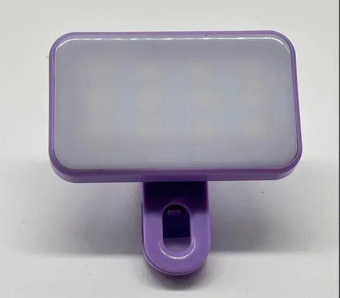 Mini lampe de remplissage portable pour selfie, avec 3 modes d'éclairage, luminosité réglable et pince de fixation pour téléphone portable et ordinateur 8