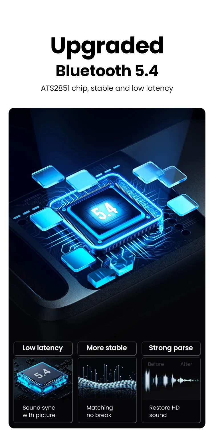 Design épuré de l'adaptateur Bluetooth