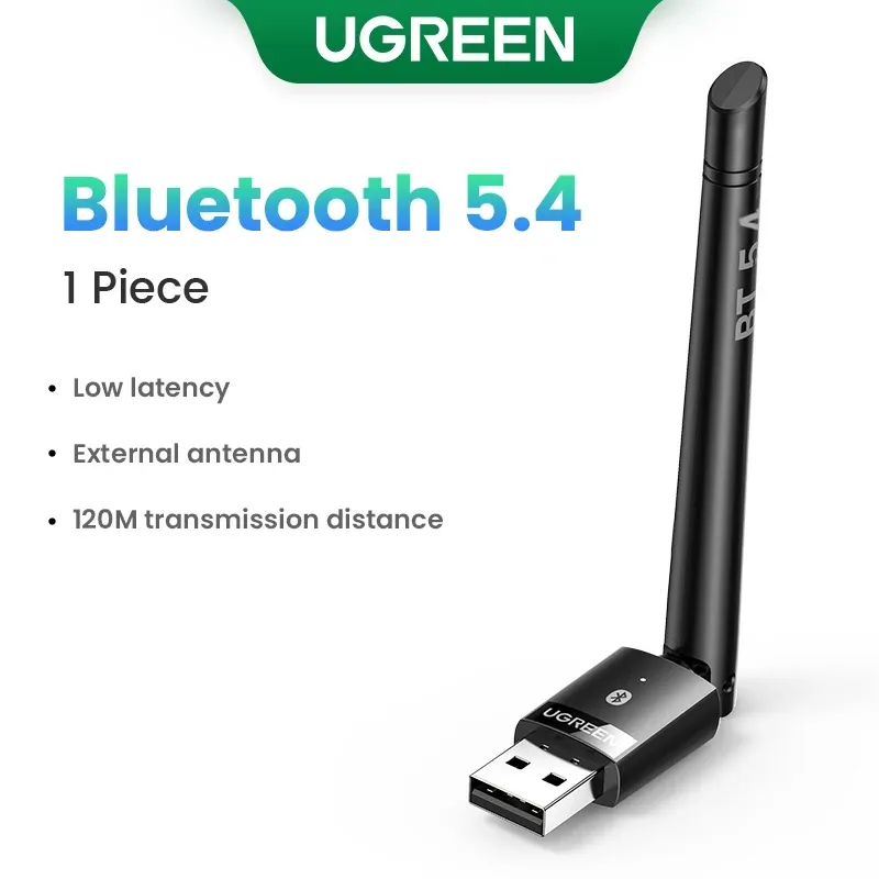 UGREEN Adaptateur Bluetooth USB 6.0 / 5.4 pour PC, Dongle Bluetooth pour souris et clavier sans fil, récepteur audio et émetteur musical USB 7