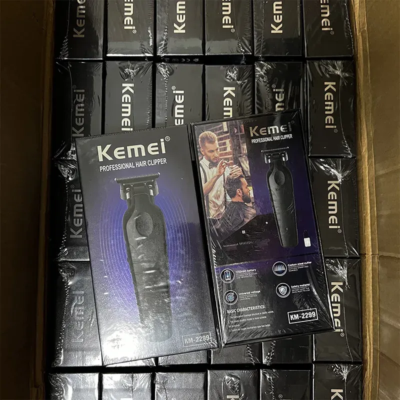 Tondeuse à cheveux sans fil professionnelle Kemei 2299 à lame zéro écart (0 mm) 6