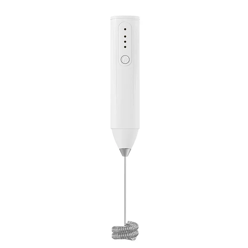 Fouet automatique portable en acier inoxydable à 3 vitesses, mousseur à lait rechargeable par USB 9