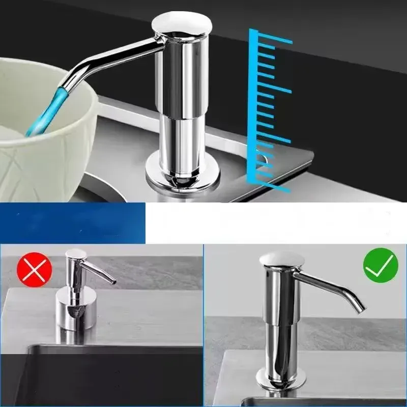 Distributeur de savon, détail du design