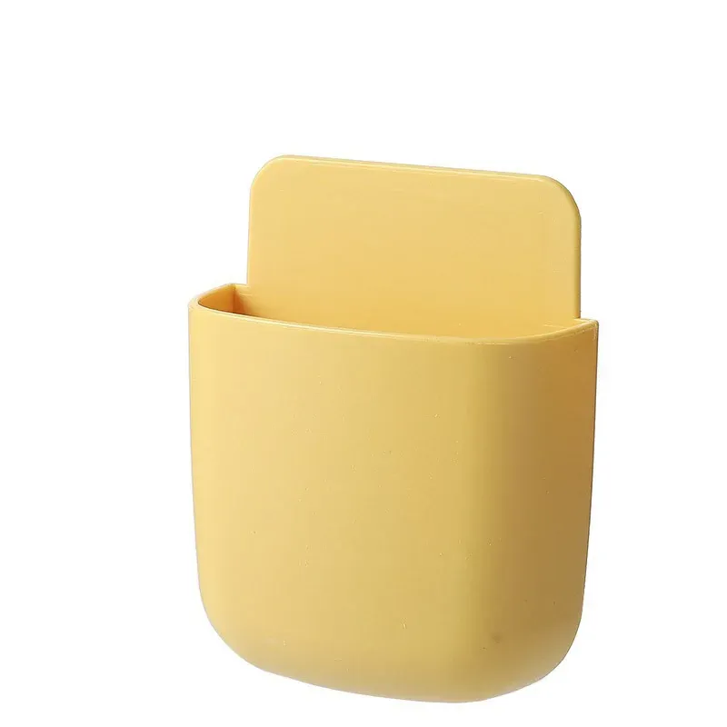 Boîte de rangement murale, support de prise pour téléphone portable, support de télécommande, étui organisateur pour climatiseur et téléviseur 11