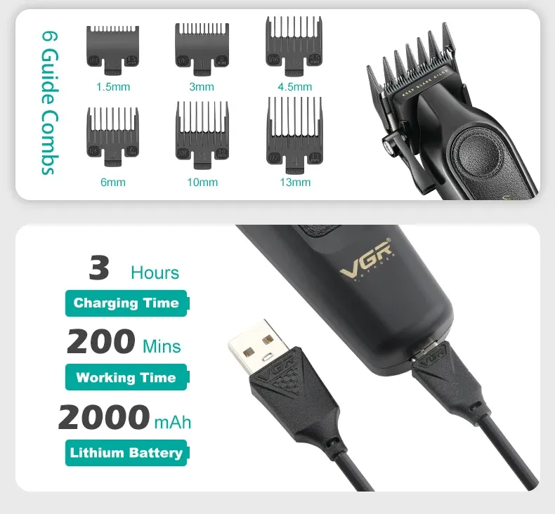 Tondeuse VGR, usage quotidien