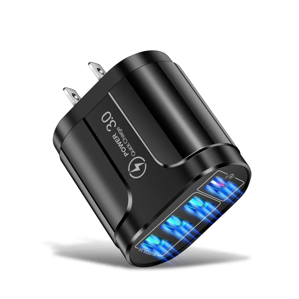 Détail du chargeur USB sous différents angles