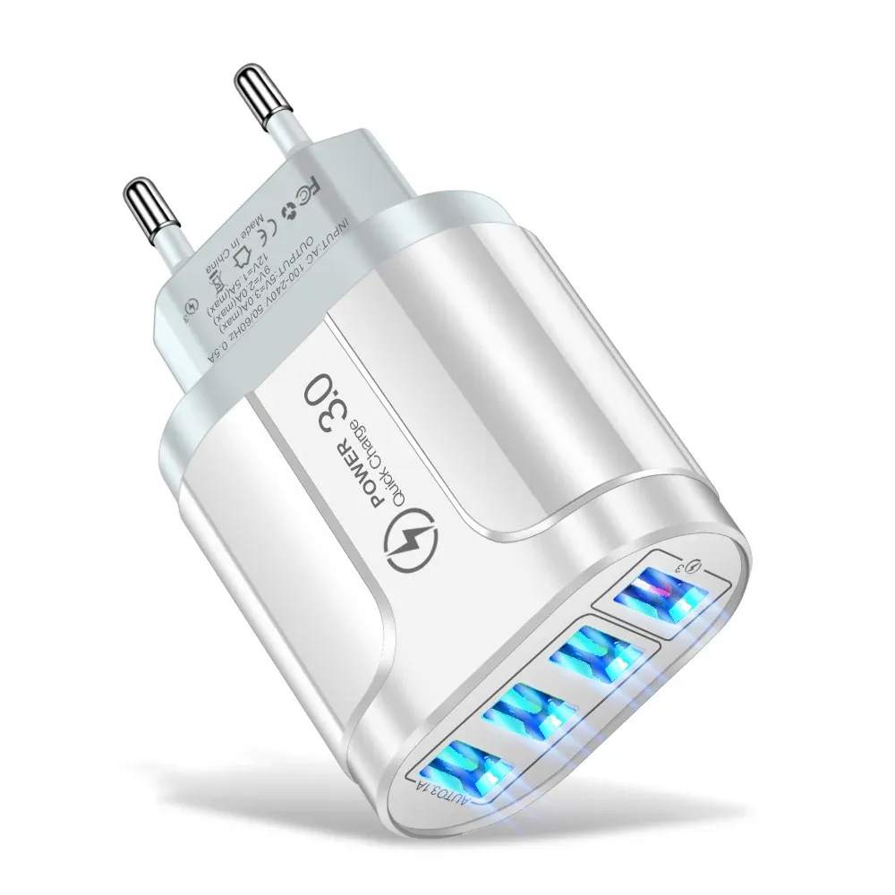 Chargeur USB utilisé au quotidien